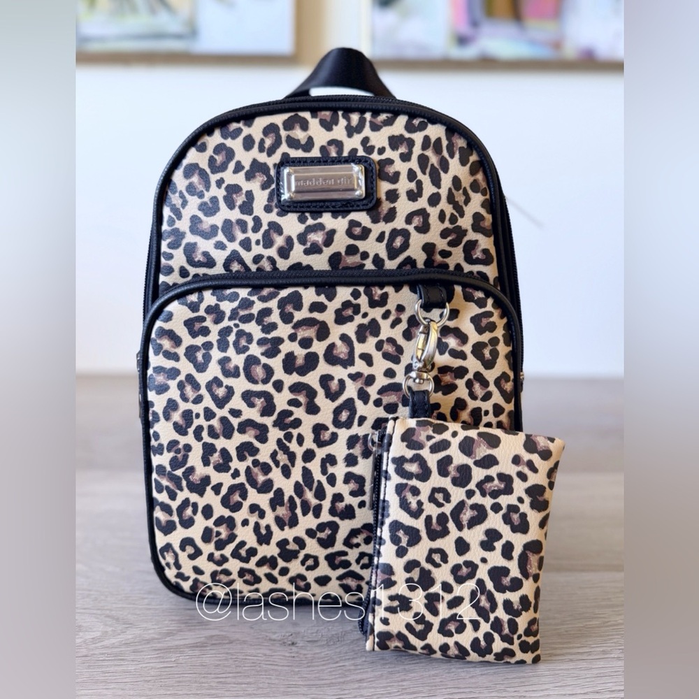 STEVE MADDEN Girl Bag Cheetah Leopard Print  Mini Backpack